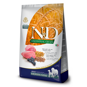 Farmina N&D Ancestral Grains Lamb & Blueberry Adult